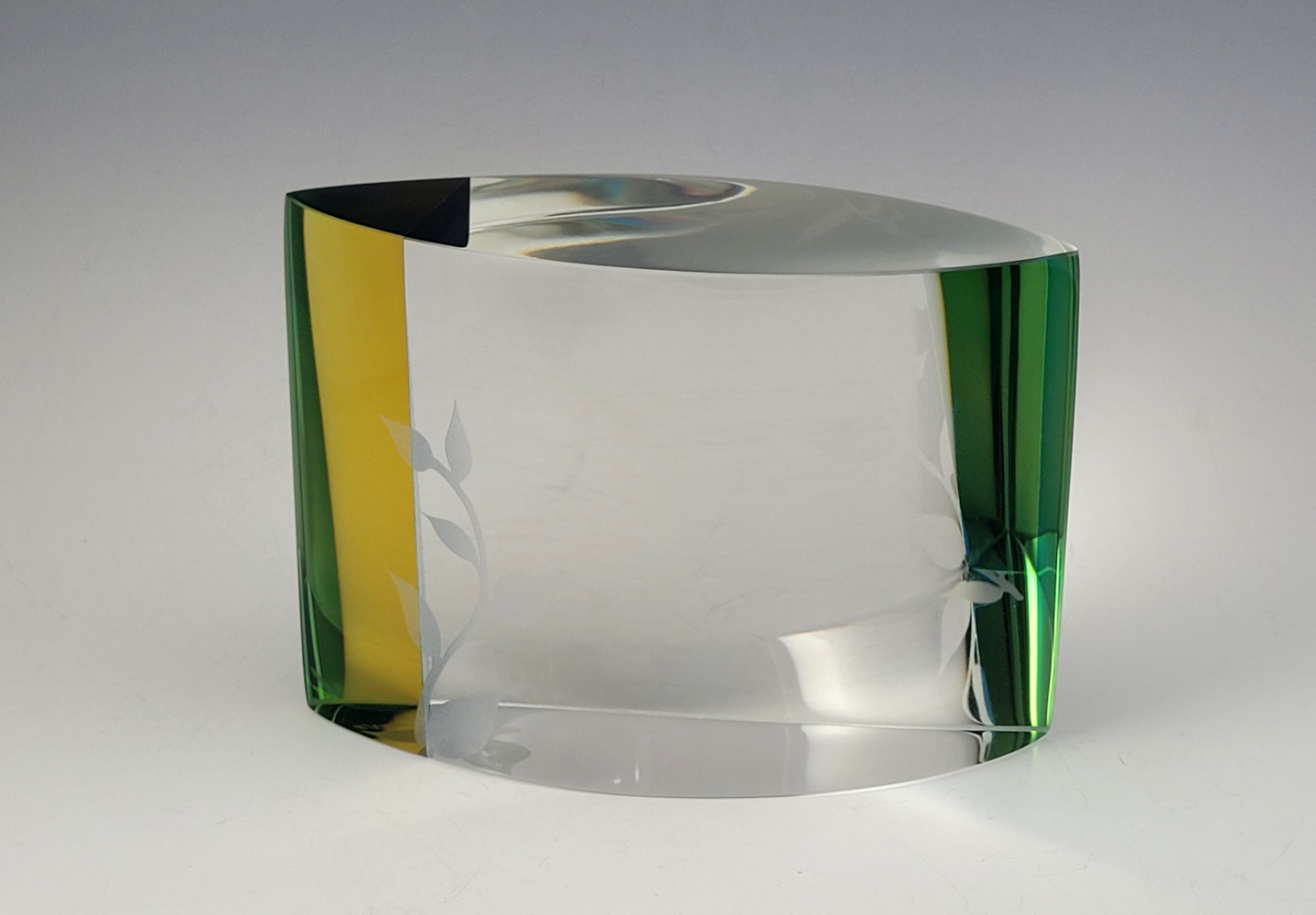 Daybreak, Laminated Solid Glass Sculpture